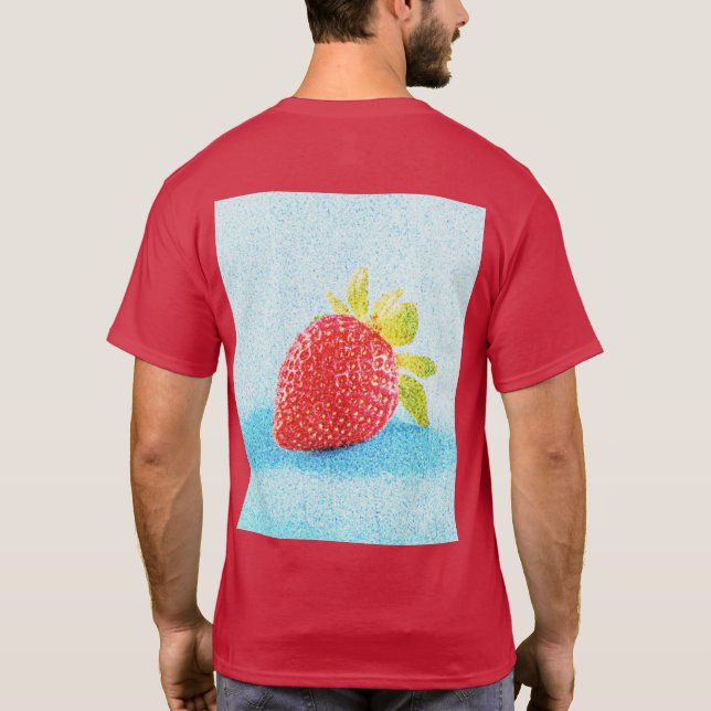 "Strawberry Fruit" Cute Photo. Buy Now T-Shirt (Back)