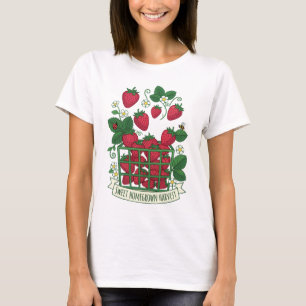 Strawberry Fruit Food Berry Sweet Basket T-Shirt