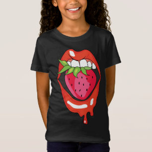 Strawberry Fruit Healthy Delicious Summer Fruit Ve T-Shirt