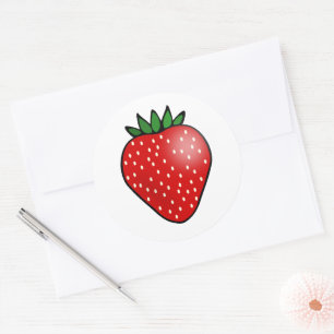 Strawberry Fruit Stickers