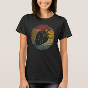 Strawberry Fruit Vintage Festival Distressed Retro T-Shirt