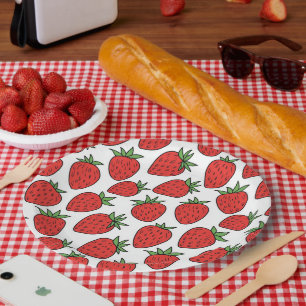 Strawberry   Fun Fruit-Themed Party Decor Paper Plate