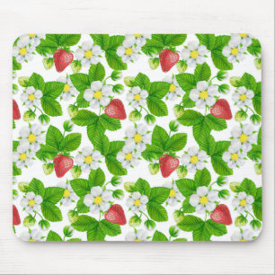 Strawberry garden mouse mat