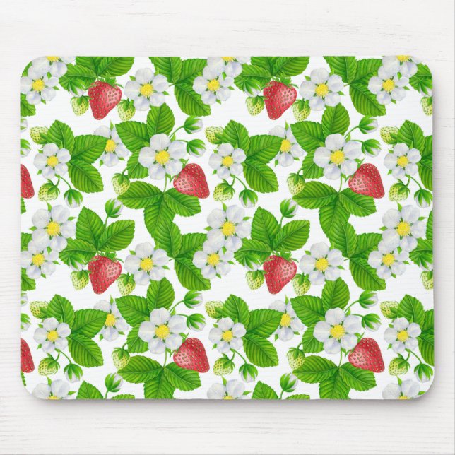 Strawberry garden mouse mat (Front)