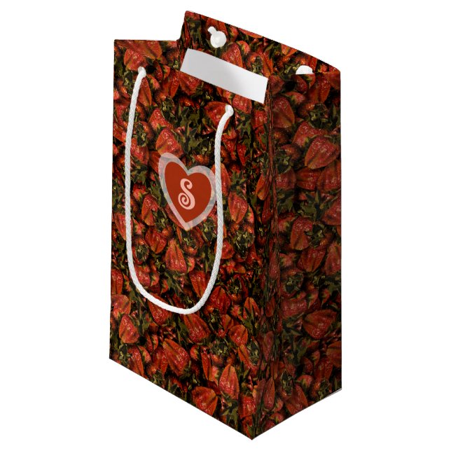 Strawberry Gift Bag (Front Angled)