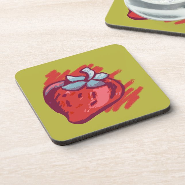 Strawberry Gifts Coaster (Left Side)