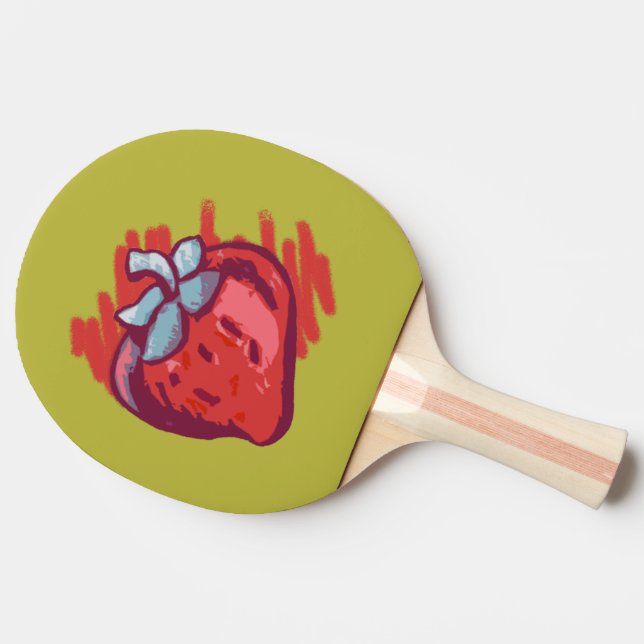 Strawberry Gifts Ping Pong Paddle (Side)