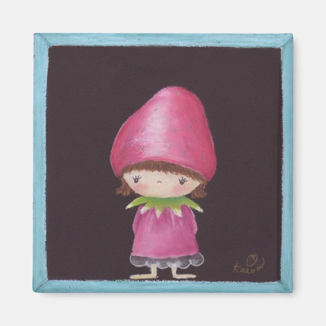 Strawberry Girl Magnet (Front)