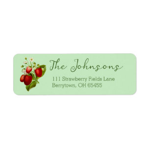 Strawberry Green Return Address
