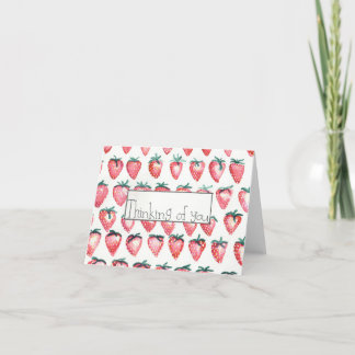 Strawberry Greeting Card