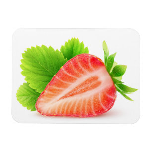 Strawberry half magnet
