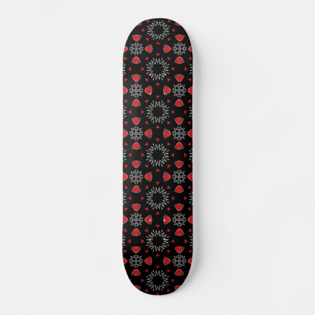 Strawberry Halloween Skateboard (Front)