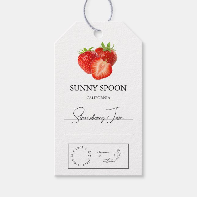 Strawberry Hang Tag (Front)