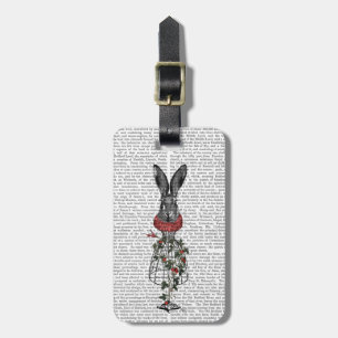 Strawberry Hare Luggage Tag