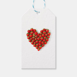 Strawberry Heart Gift Tags