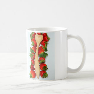 Strawberry Heart Spoon Mug