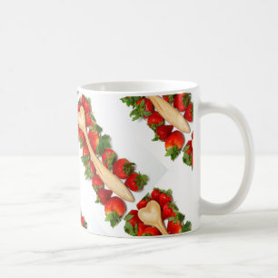 Strawberry Heart Spoons Mug