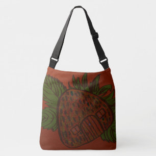 Strawberry Home Sweet Home Crossbody Bag