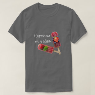Strawberry Ice Cream Dark Grey T-Shirt