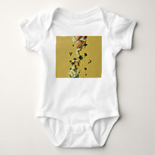 Strawberry ice cream fruits baby bodysuit