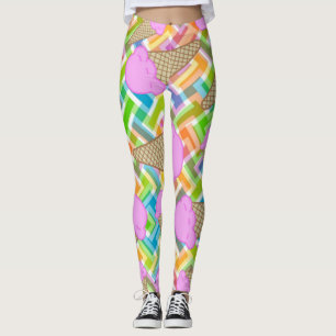 Strawberry Ice Cream Leggings