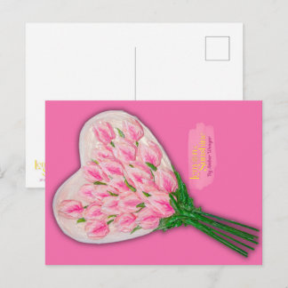 "Strawberry Ice Cream"  Postcard