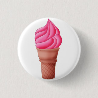 Strawberry Icecream - Button