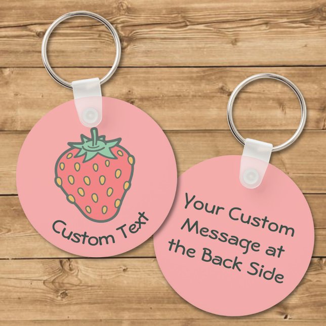 Strawberry Icon Keychain (Creator Uploaded)