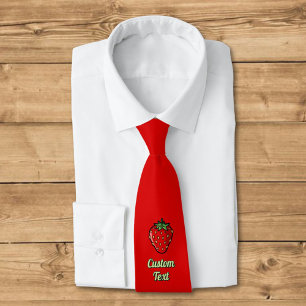 Strawberry Icon Neck Tie