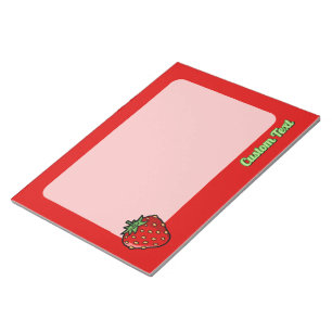 Strawberry Icon Notepad