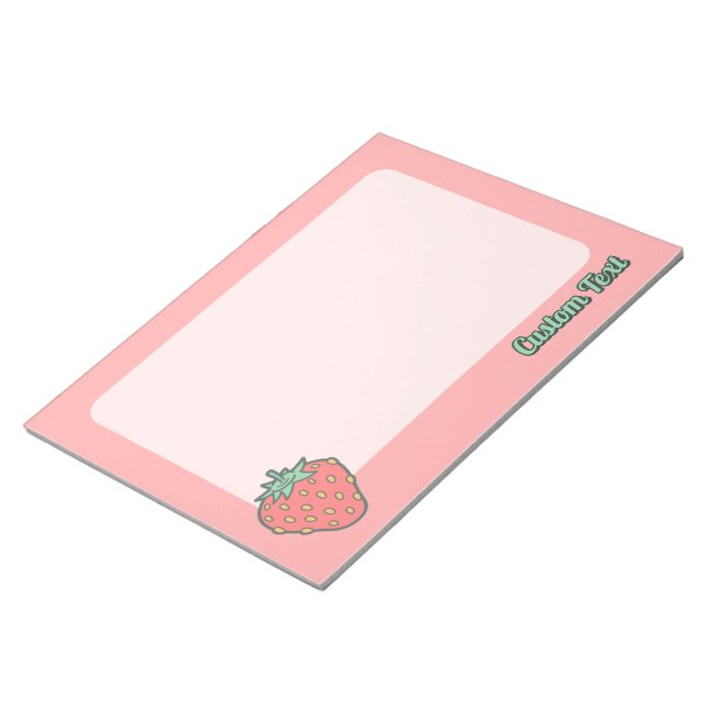 Strawberry Icon Notepad (Angled)