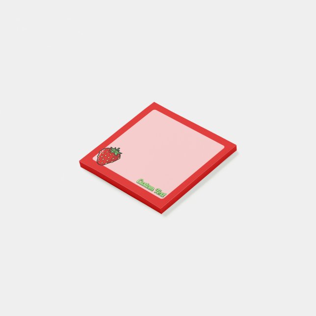 Strawberry Icon Notes (Angled)