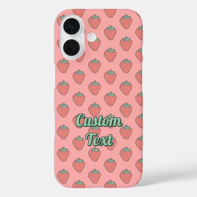 Strawberry Icon Pattern Case-Mate iPhone Case (Back)