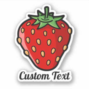 Strawberry Icon Sticker