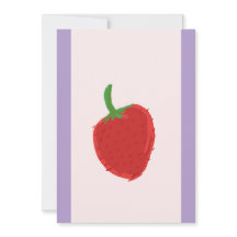 Strawberry Invitation Card
