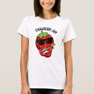 Strawberry Jam Funny Fruit Pun  T-Shirt