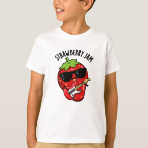 Strawberry Jam Funny Fruit Pun  T-Shirt