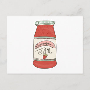 Strawberry Jam Postcard