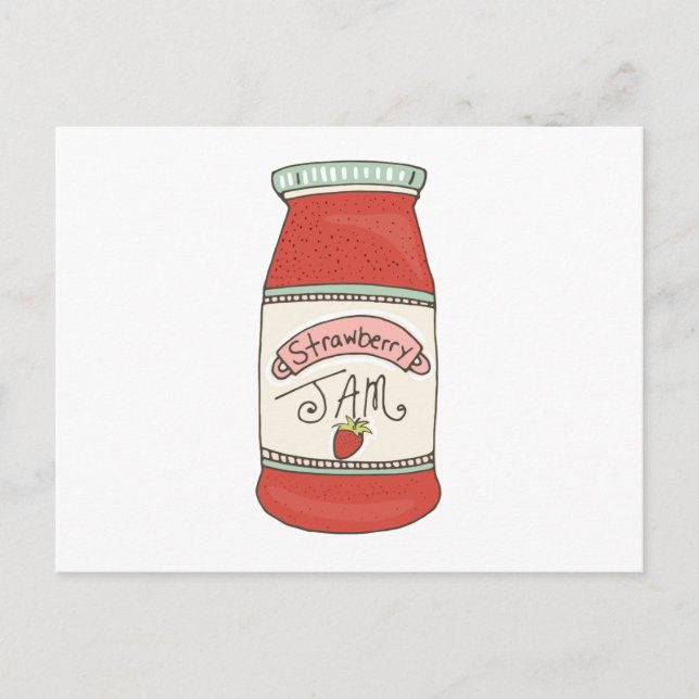 Strawberry Jam Postcard (Front)