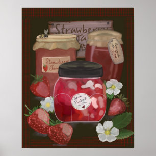 Strawberry Jam Print, Value Poster Paper (Matte)