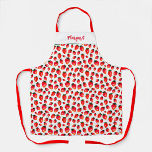Strawberry Jam Retro Inspired Personalized Canning Apron