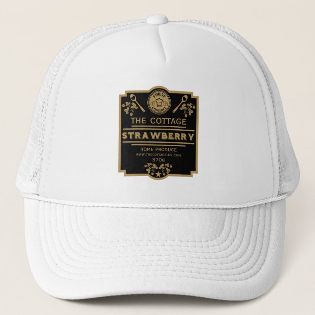 Strawberry Jam Seller Trucker Hat (Front)