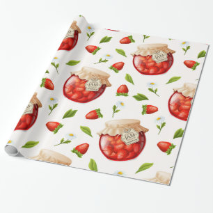 Strawberry Jam Wrapping Paper