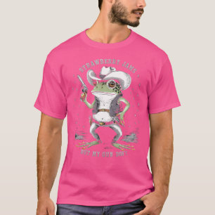 Strawberry Jams But My Guns Don'T Frogs Funny T-Shirt
