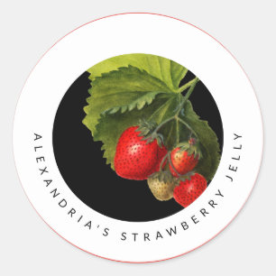 Strawberry Jelly or Jam   From the Kitchen Of Classic Round Sticker
