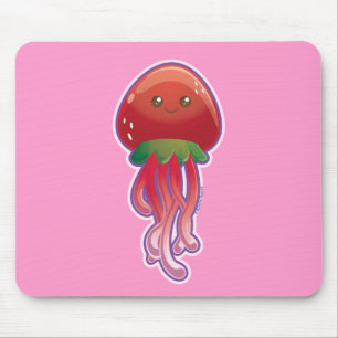Strawberry Jellyfish Mouse Mat
