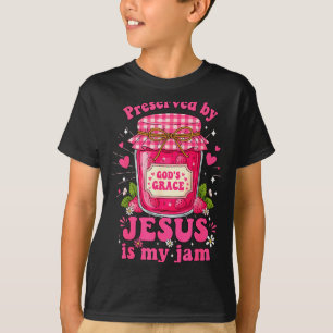 Strawberry Jesus Is My Jam And Here To Spread It C T-Shirt