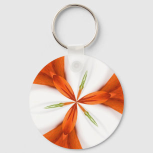 strawberry kaleidoscope keychain