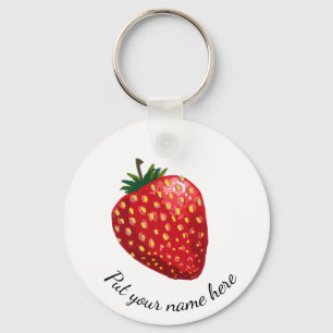 Strawberry Key Ring