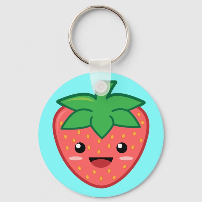 Strawberry Key Ring (Front)